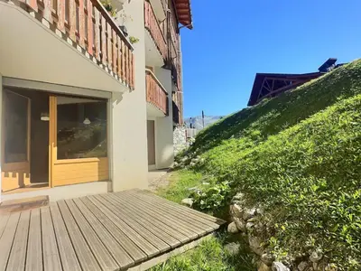 Jardin de l'établissement Appartement 2 Pièces pour 4 à Tignes Le Lac - FR-1-411-666