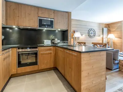 Plan de l'établissement Appartement centre Val-d'Isère, 6 pers, balcon sud, parking, wifi - FR-1-519-1