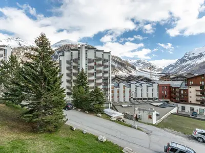 Vue générale sur la montagne ou vue sur la montagne depuis l'appartement