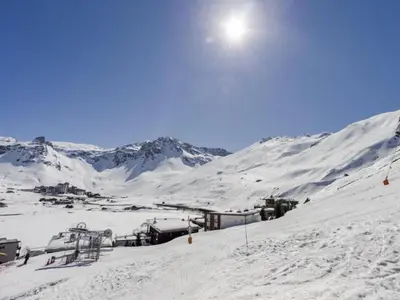L'établissement Studio 4 pers à Tignes, balcon sud, animaux admis - FR-1-411-391 en hiver