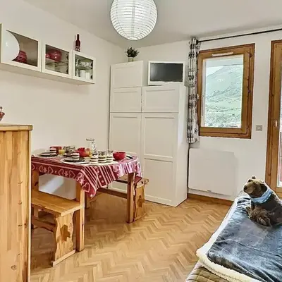 Studio cabine pour 4 au pied des pistes à Tignes