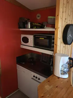 Cuisine ou kitchenette dans l'établissement Appartement Arcs 2000