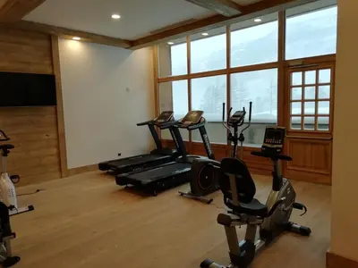Salle ou équipements de sports de l'établissement Appartement Soleil Blanc Résidence Lodge des neiges