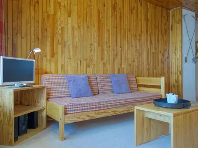 Télévision ou salle de divertissement dans l'établissement Apartment Les Hauts du Val Claret - Val Claret-22 by Interhome