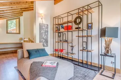 Un ou plusieurs lits dans un hébergement de l'établissement Chalet Alideale - Chalet familial de haut standing MAE-3283