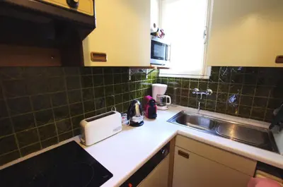 Cuisine ou kitchenette dans l'établissement Résidence Le Lac - au coeur de TIGNES le LAC, quelle vue... MAE-3460