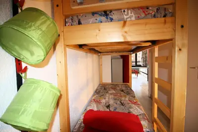 Un ou plusieurs lits dans un hébergement de l'établissement Résidence Slalom - design,moderne, confortable MAE-3654