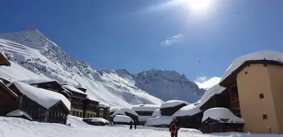 L'établissement Belle Plagne appartement pour 5 personnes en hiver