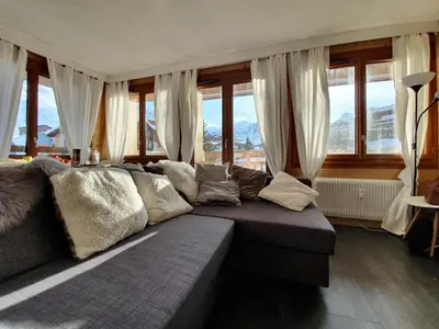 Coin salon dans l'établissement Edelweiss 2100