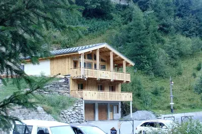 Paysage naturel près de le chalet