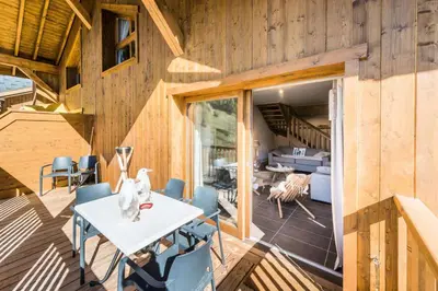 Plan de l'établissement Résidence Les Balcons EtoilÉs - Appartement 4 au pied des pistes MAE-3253