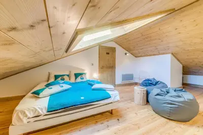 Un ou plusieurs lits dans un hébergement de l'établissement Résidence Les Balcons EtoilÉs - Appartement 4 au pied des pistes MAE-3253