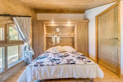 Un ou plusieurs lits dans un hébergement de l'établissement Résidence Les Balcons EtoilÉs - Appartement 4 au pied des pistes MAE-3253
