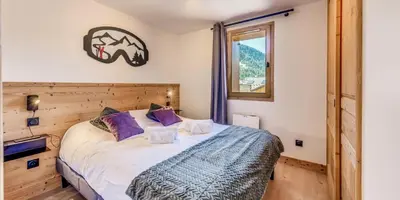 Un ou plusieurs lits dans un hébergement de l'établissement Résidence La Tour Du Merle - 4 Pièces pour 8 Personnes MAE-3257