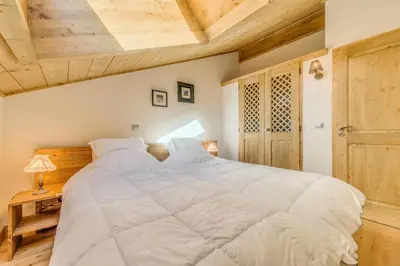 Un ou plusieurs lits dans un hébergement de l'établissement Résidence Les Balcons EtoilÉs - Appartement 4 au pied des pistes MAE-3258