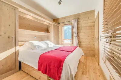 Un ou plusieurs lits dans un hébergement de l'établissement Résidence Les Balcons EtoilÉs - Appartement 4 au pied des pistes MAE-3263