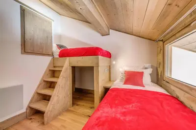 Un ou plusieurs lits dans un hébergement de l'établissement Résidence Les Balcons EtoilÉs - Appartement 4 au pied des pistes MAE-3268