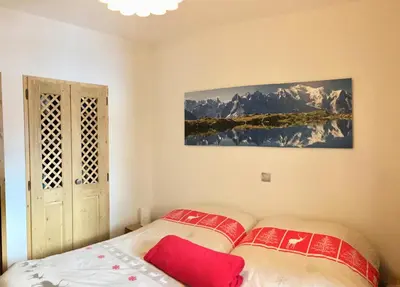 Un ou plusieurs lits dans un hébergement de l'établissement Résidence Les Balcons EtoilÉs - Appartement 4 au pied des pistes MAE-3269