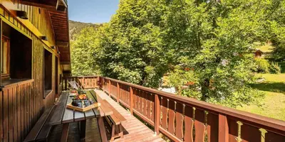 Balcon ou terrasse dans l'établissement Résidence Le Seillon - 4 Pièces pour 8 Personnes MAE-3291