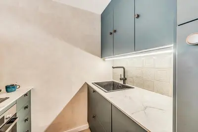 Cuisine ou kitchenette dans l'établissement Résidence Le Chardonnet - 3 Pièces pour 7 Personnes MAE-3309
