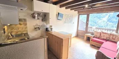 Cuisine ou kitchenette dans l'établissement Résidence Dryades - Les Hauts De Planchamp - 3 Pièces pour 6 Personnes MAE-3315