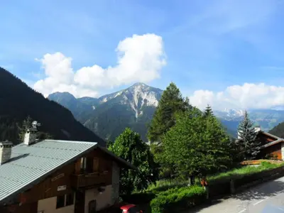 Vue générale sur la montagne ou vue sur la montagne depuis l'appartement