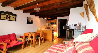 Coin salon dans l'établissement Résidence BruyÈres - Les Hauts De Planchamp - 3 Pièces pour 6 Personnes MAE-3322