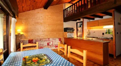 Cuisine ou kitchenette dans l'établissement Résidence Ancolie - Les Hauts De Planchamp - 2 Pièces pour 5 Personnes MAE-3335