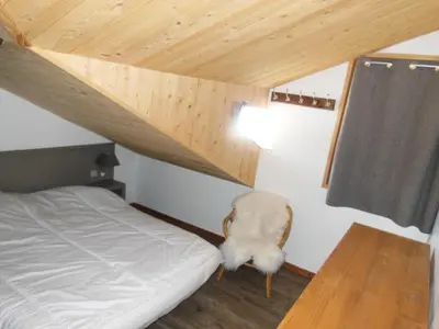 Un ou plusieurs lits dans un hébergement de l'établissement Chalet Fleur De Neige - 2 Pièces pour 4 Personnes MAE-3342