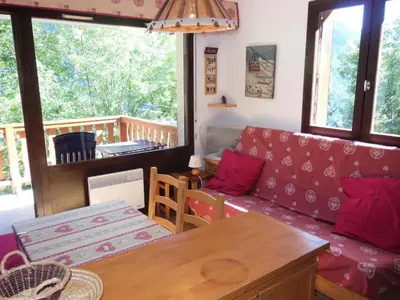 Coin salon dans l'établissement Résidence Campanule - Les Hauts De Planchamp - Studio pour 3 Personnes MAE-3348