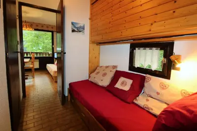 Coin salon dans l'établissement Résidence Campanule - Les Hauts De Planchamp - Studio pour 3 Personnes MAE-3348