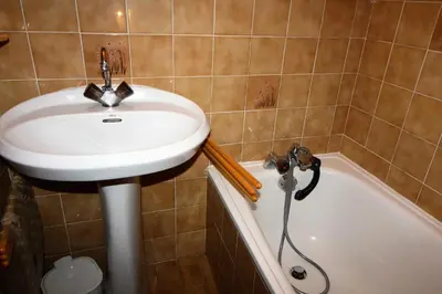 Salle de bains dans l'établissement Résidence Campanule - Les Hauts De Planchamp - Studio pour 3 Personnes MAE-3348