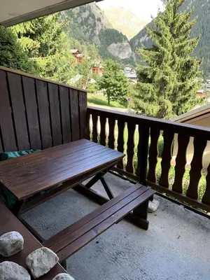 Vue générale sur la montagne ou vue sur la montagne depuis l'appartement