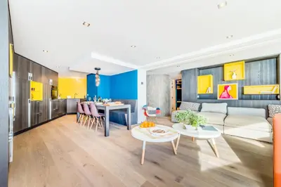 Coin salon dans l'établissement Résidence Palafour - Appartment en duplex 3 - 80m2 - 8 personnes - Toit terrasse MAE-3377