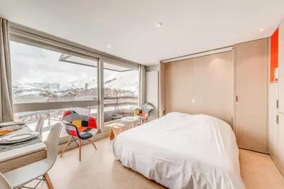 Plan de l'établissement Résidence Palafour - Complètement rénové en 2018, élégant 2 pièces confort moderne - balcon - vue Grande Sassière MAE-3390