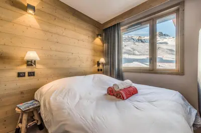 Un ou plusieurs lits dans un hébergement de l'établissement Résidence Phoenix - Appartement 4 au coeur de TIGNES LE LAC MAE-3410