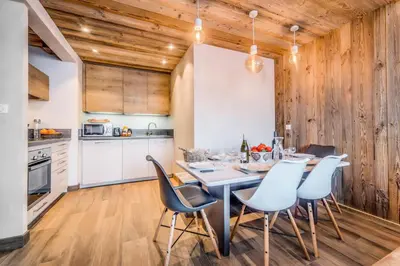 Plan de l'établissement Résidence Roches Rouges A - Pied de pistes, appartement chaleureux et douillet MAE-3523