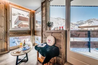 Plan de l'établissement Résidence Roches Rouges A - Pied de pistes, appartement chaleureux et douillet MAE-3523