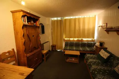 Un ou plusieurs lits dans un hébergement de l'établissement Résidence Home Club 2 - Studio chaleureux et confortable MAE-3576