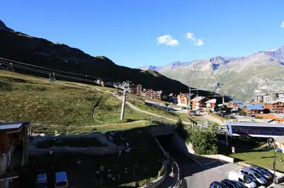 Vue générale sur la montagne ou vue sur la montagne depuis l'appartement
