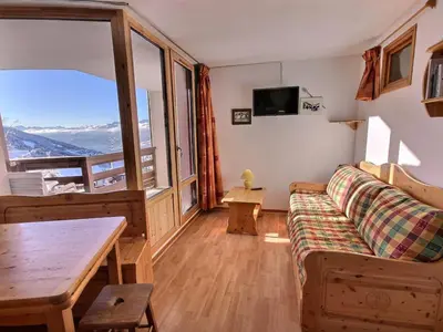 Plan de l'établissement Appartement 2 pièces pour 4 pers. à Vallandry, animaux admis - FR-1-411-78