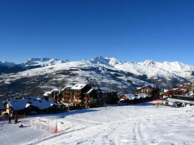 L'établissement Studio cabine 3 pers au cœur de Vallandry avec animaux admis - FR-1-411-177 en hiver