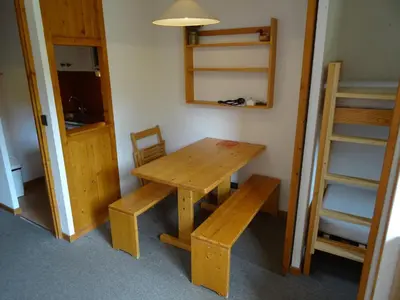 Plan de l'établissement Studio cabine 3 pers au cœur de Vallandry avec animaux admis - FR-1-411-177