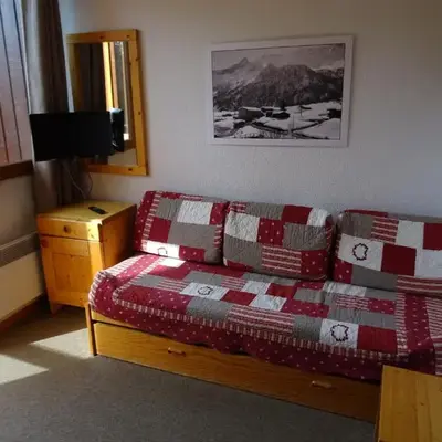Studio cabine 3 pers au cœur de Vallandry avec animaux admis - FR-1-411-177