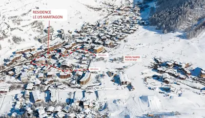L'établissement Résidence Le Lys Martagon en hiver