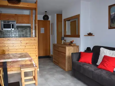 Plan de l'établissement Beau 2P lumineux proche pistes, balcon et lave-linge - FR-1-464-172