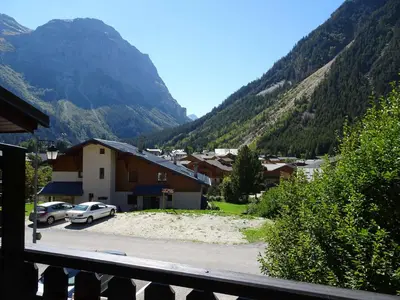 Vue générale sur la montagne ou vue sur la montagne depuis l'appartement