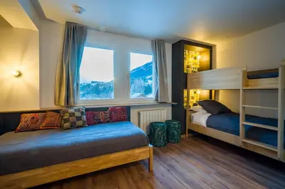 Un ou plusieurs lits dans un hébergement de l'établissement L'Outa Hotel Restaurant