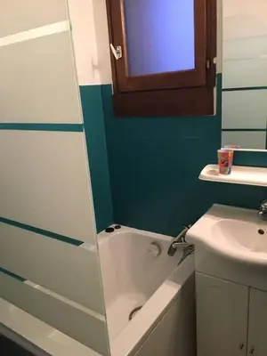 Salle de bains dans l'établissement Tignes 1800