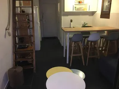 Cuisine ou kitchenette dans l'établissement Tignes 1800